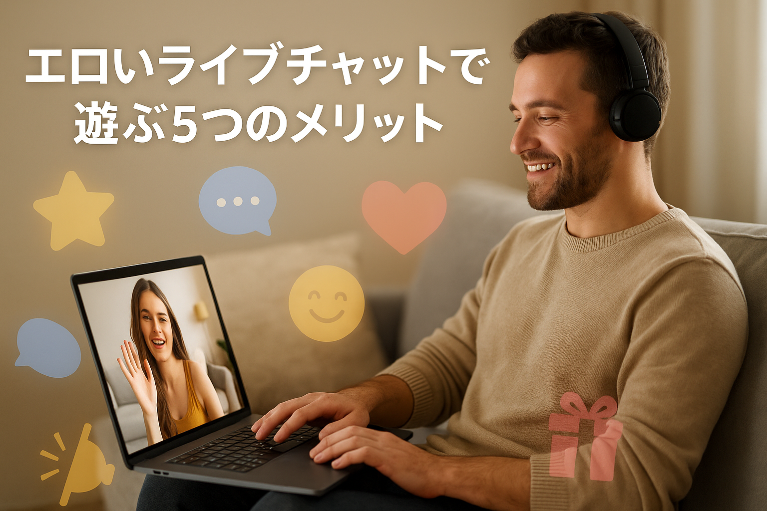 エロいライブチャットで遊ぶ5つのメリット