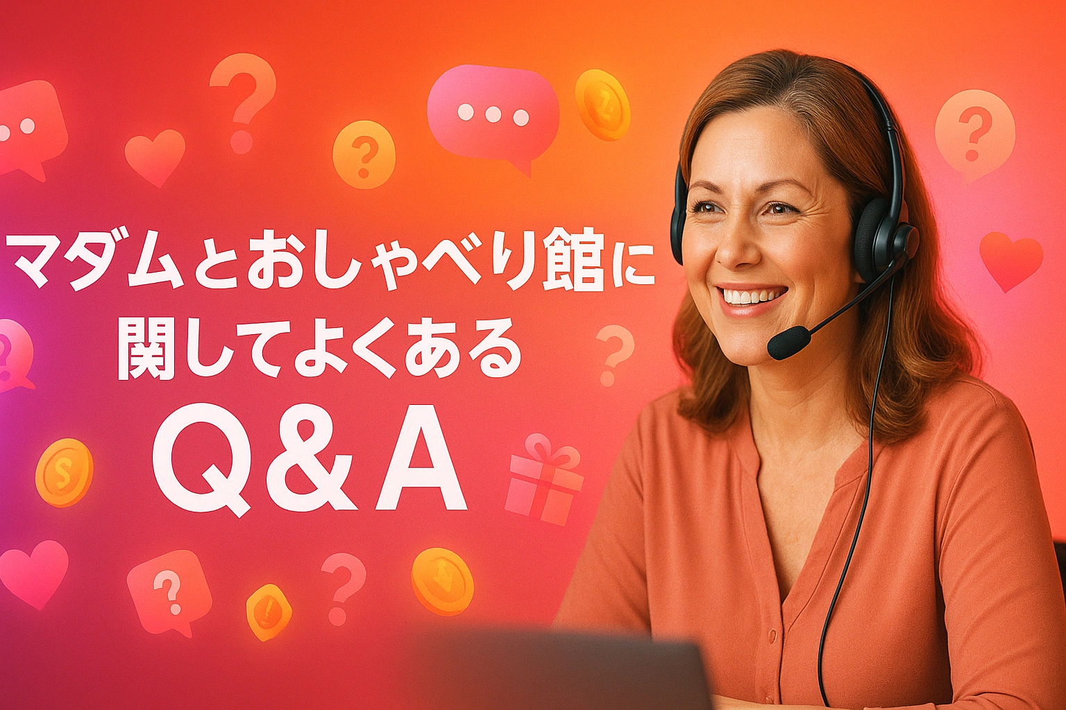 マダムとおしゃべり館に関してよくあるQ&A