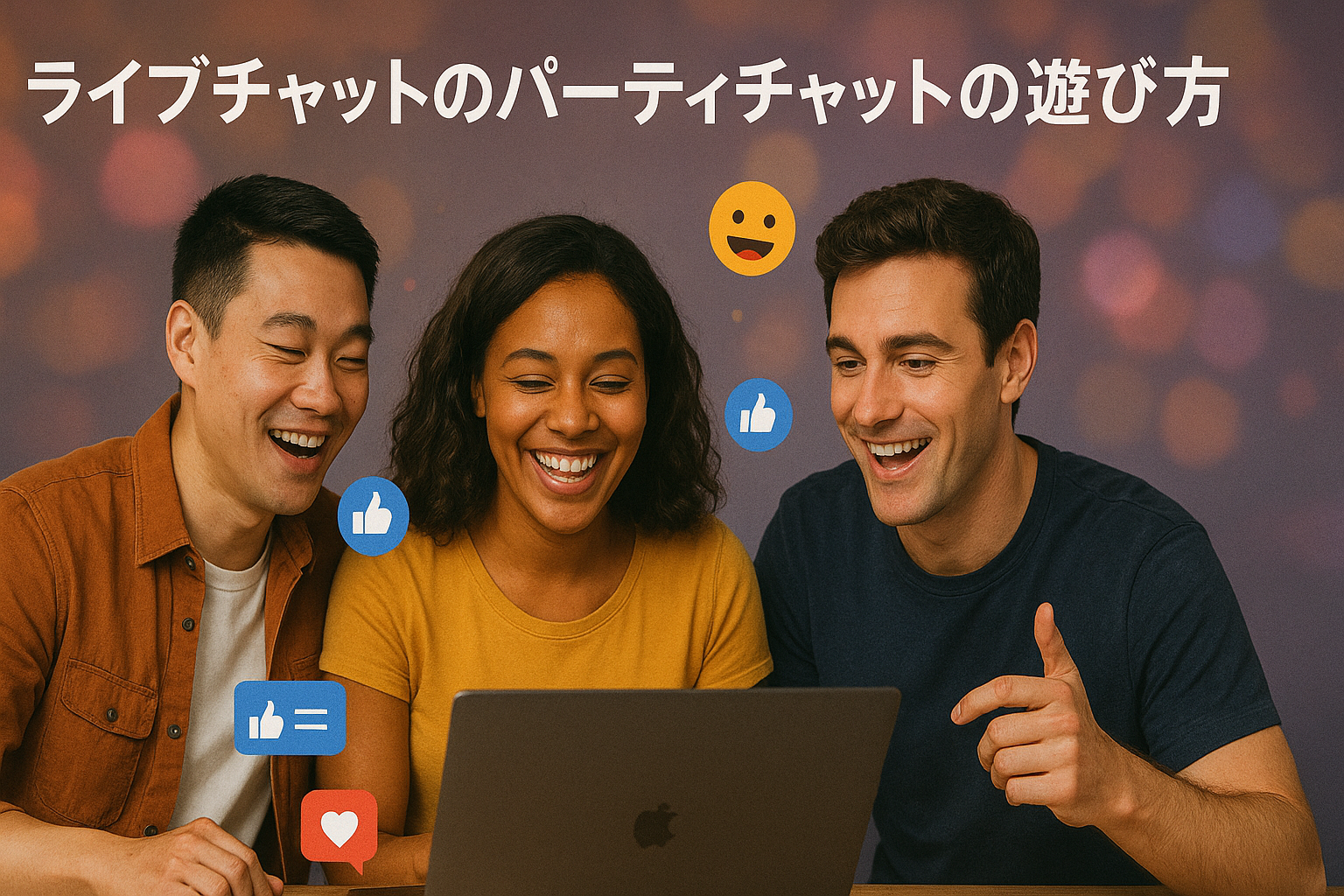 ライブチャットのパーティチャットの遊び方