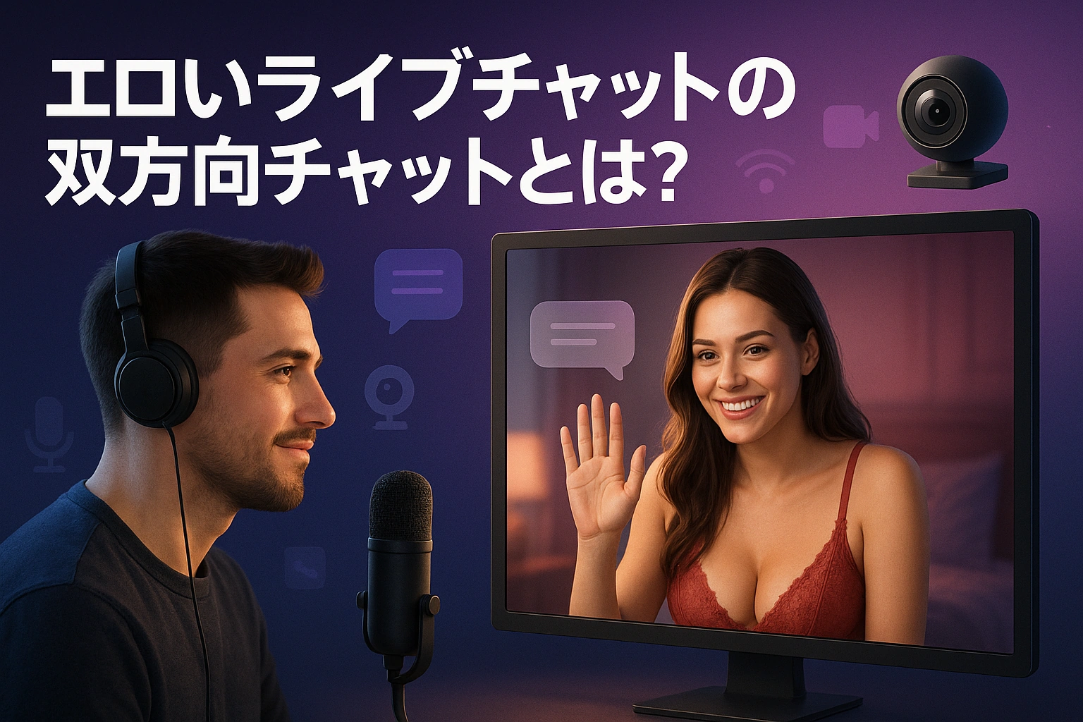 エロいライブチャットの双方向チャットとは？