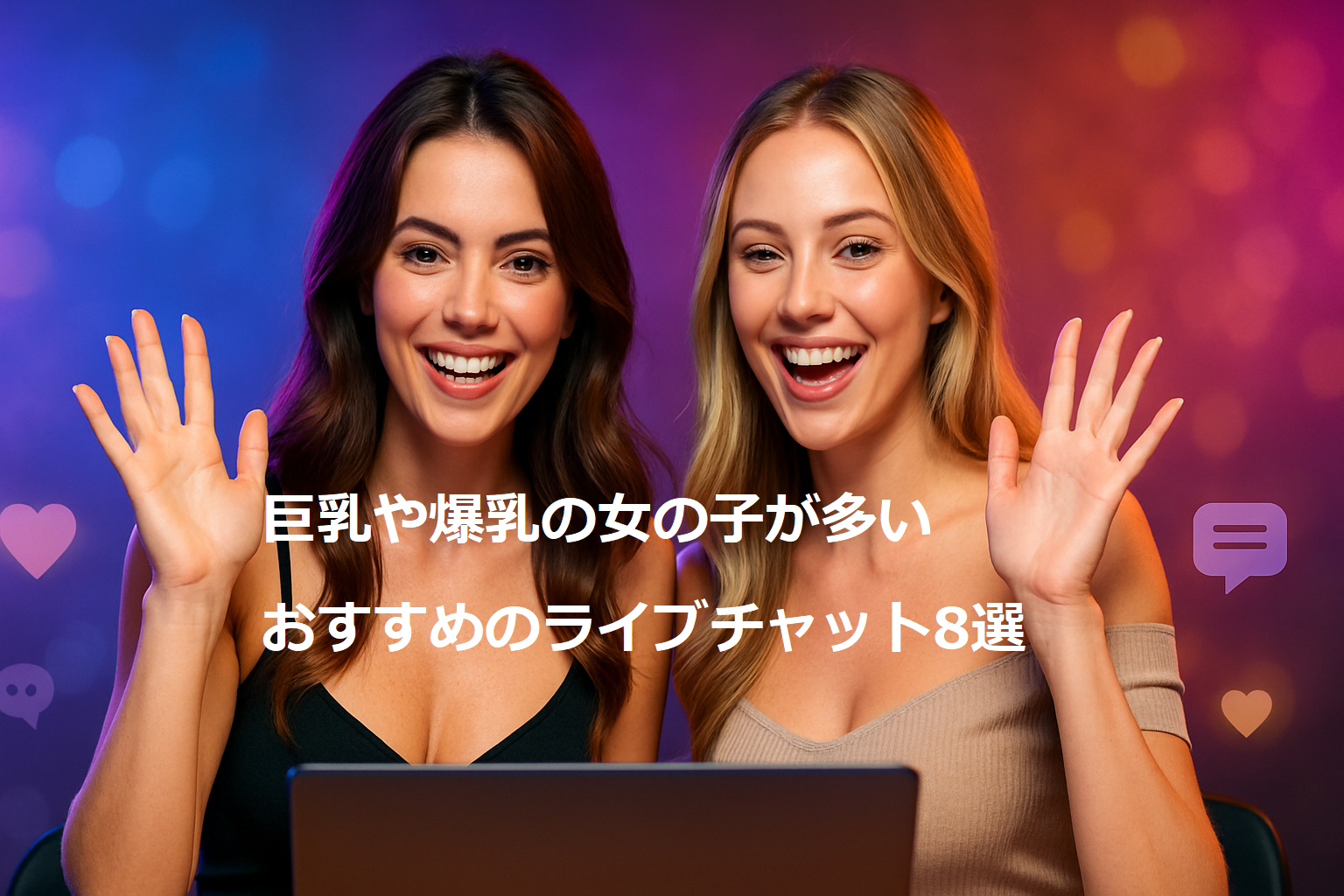 巨乳や爆乳の女の子が多いおすすめのライブチャット8選