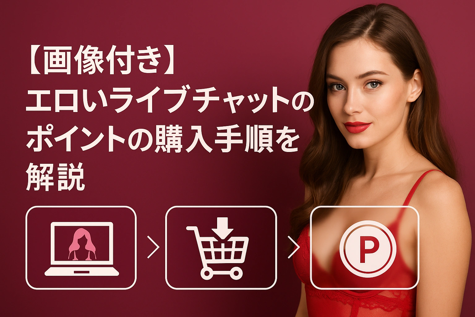 【画像付き】エロいライブチャットのポイントの購入手順を解説
