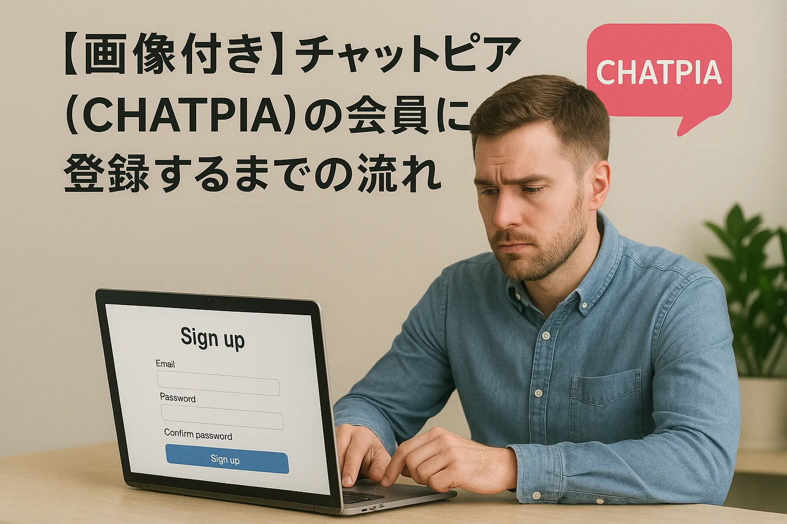【画像付き】チャットピア（CHATPIA）の会員に登録するまでの流れ