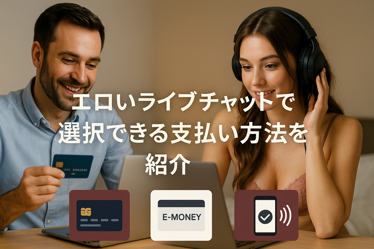 エロいライブチャットで選択できる支払い方法を紹介