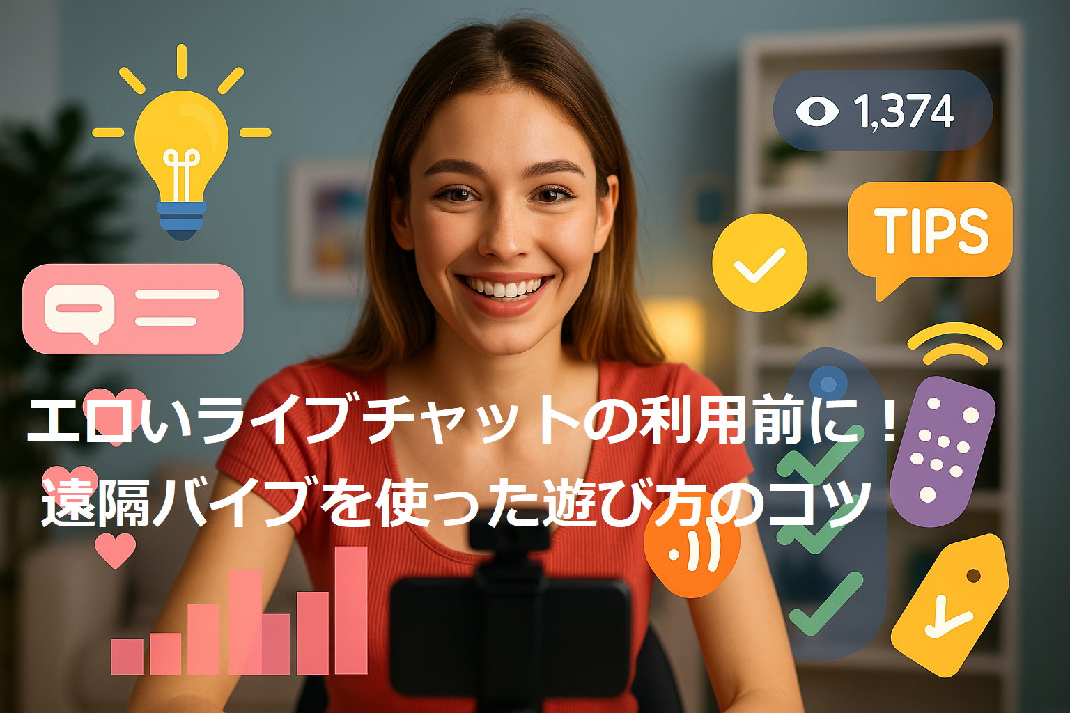 エロいライブチャットの利用前に！遠隔バイブを使った遊び方のコツ