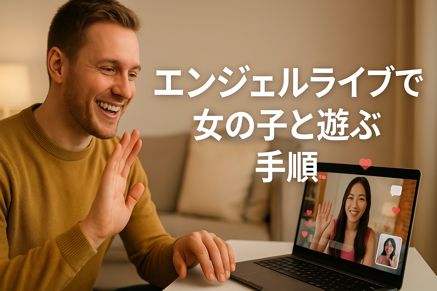 エンジェルライブで女の子と遊ぶ手順