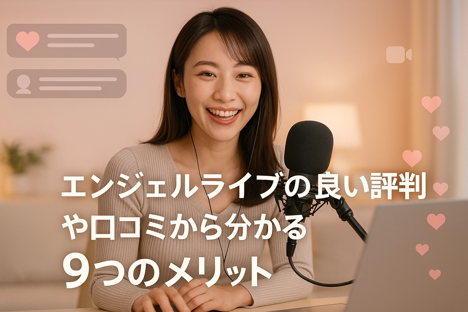 エンジェルライブの良い評判や口コミから分かる9つのメリット