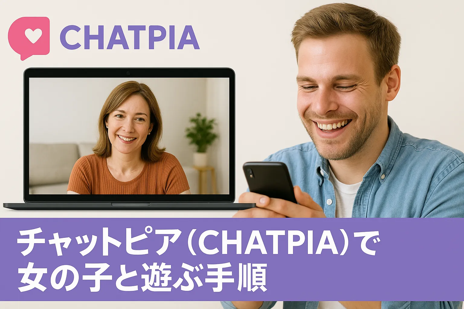 チャットピア（CHATPIA）で女の子と遊ぶ手順
