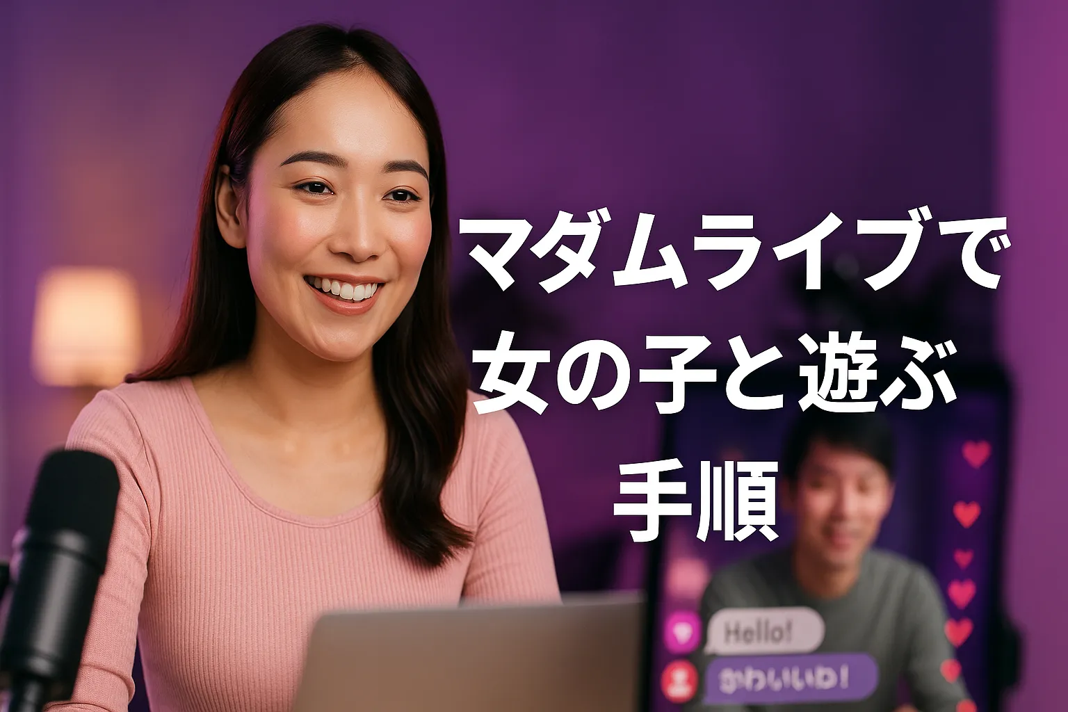 マダムライブで女の子と遊ぶ手順