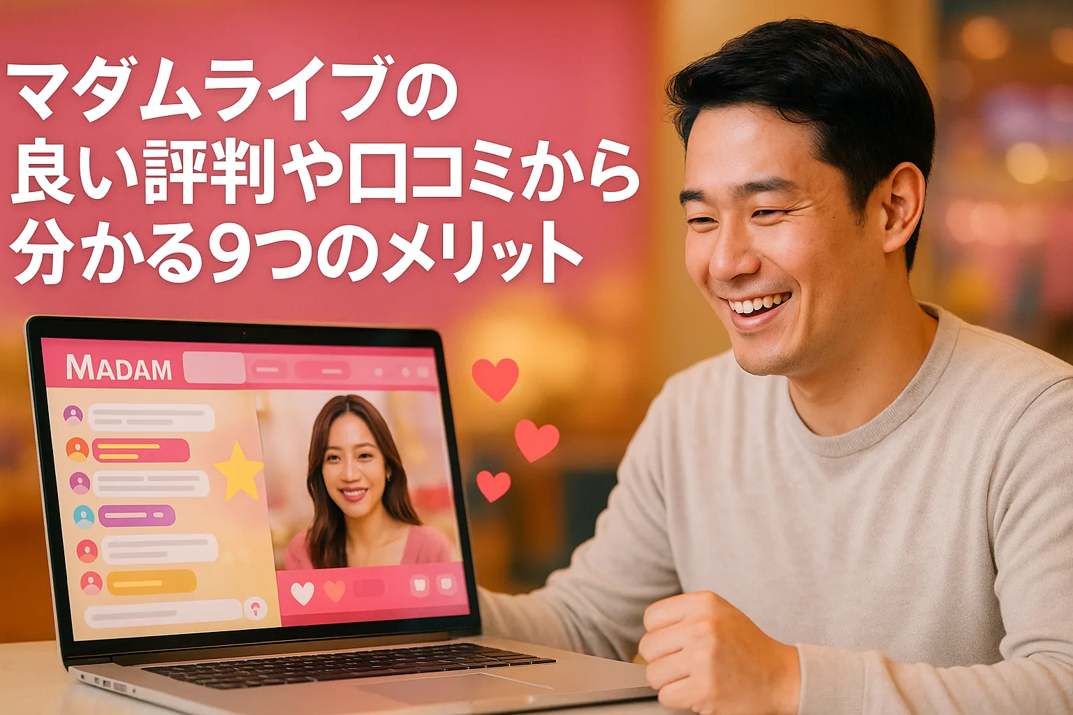 マダムライブの良い評判や口コミから分かる9つのメリット