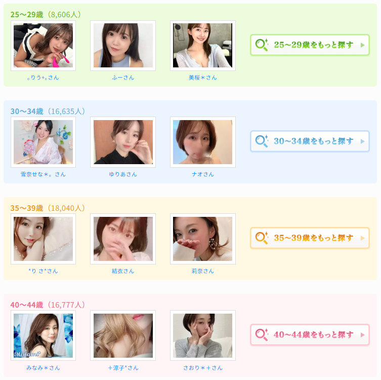 年齢層が幅広いと評判