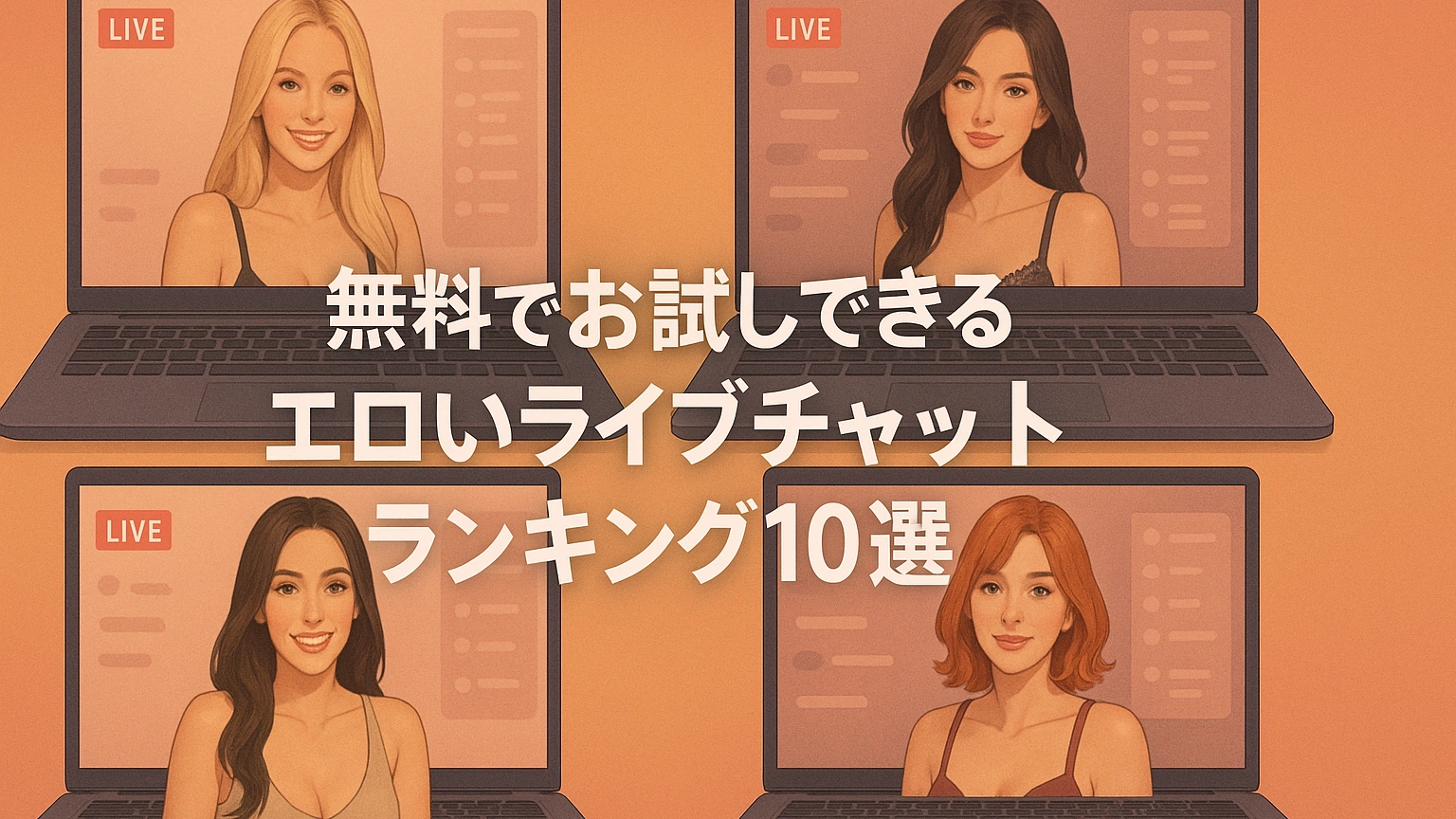 無料でお試しできるエロいライブチャットランキング10選