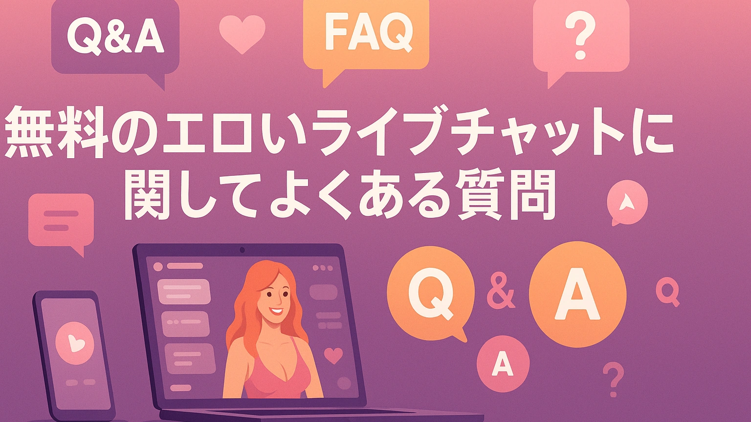 無料のエロいライブチャットに関してよくある質問