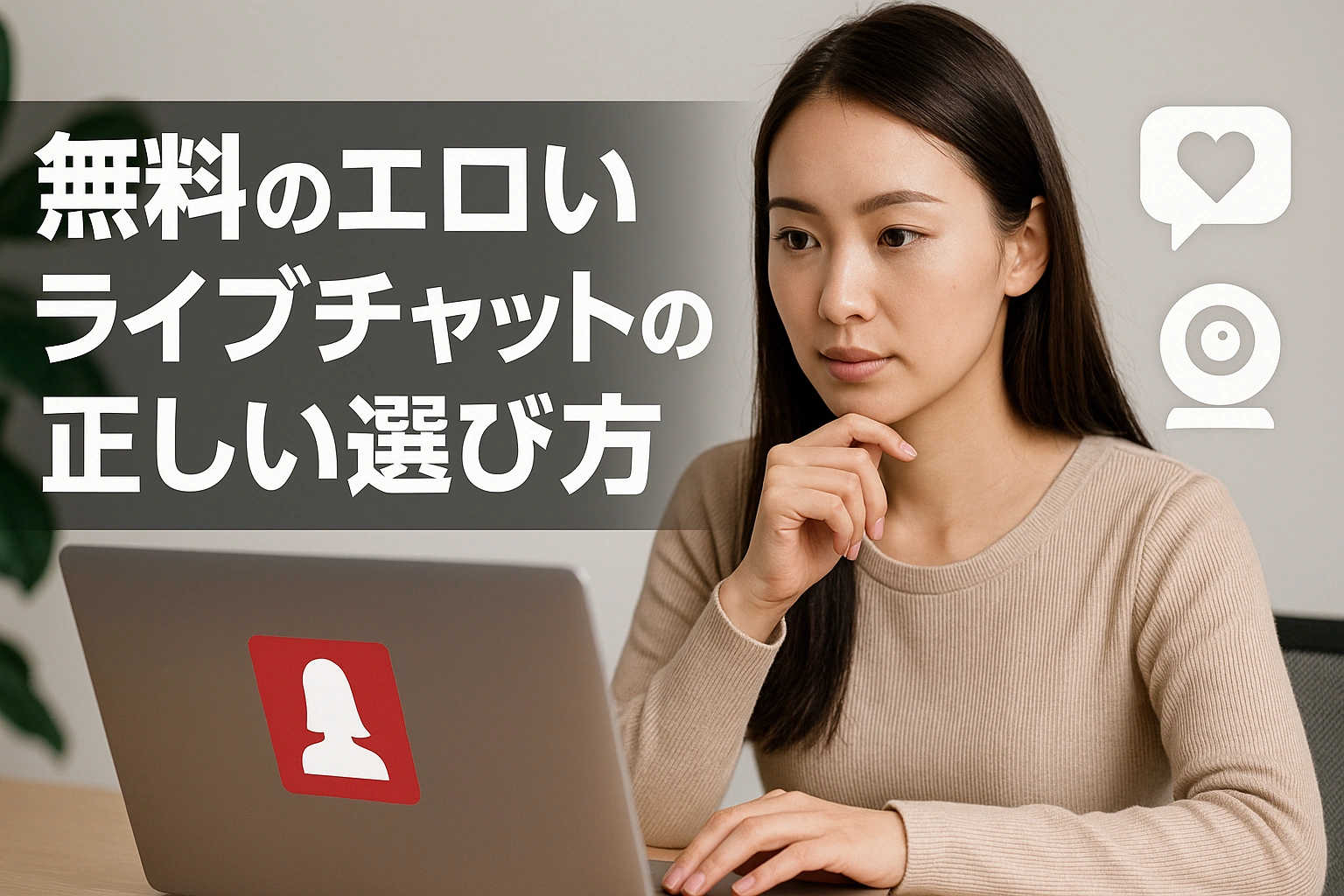 無料のエロいライブチャットの正しい選び方