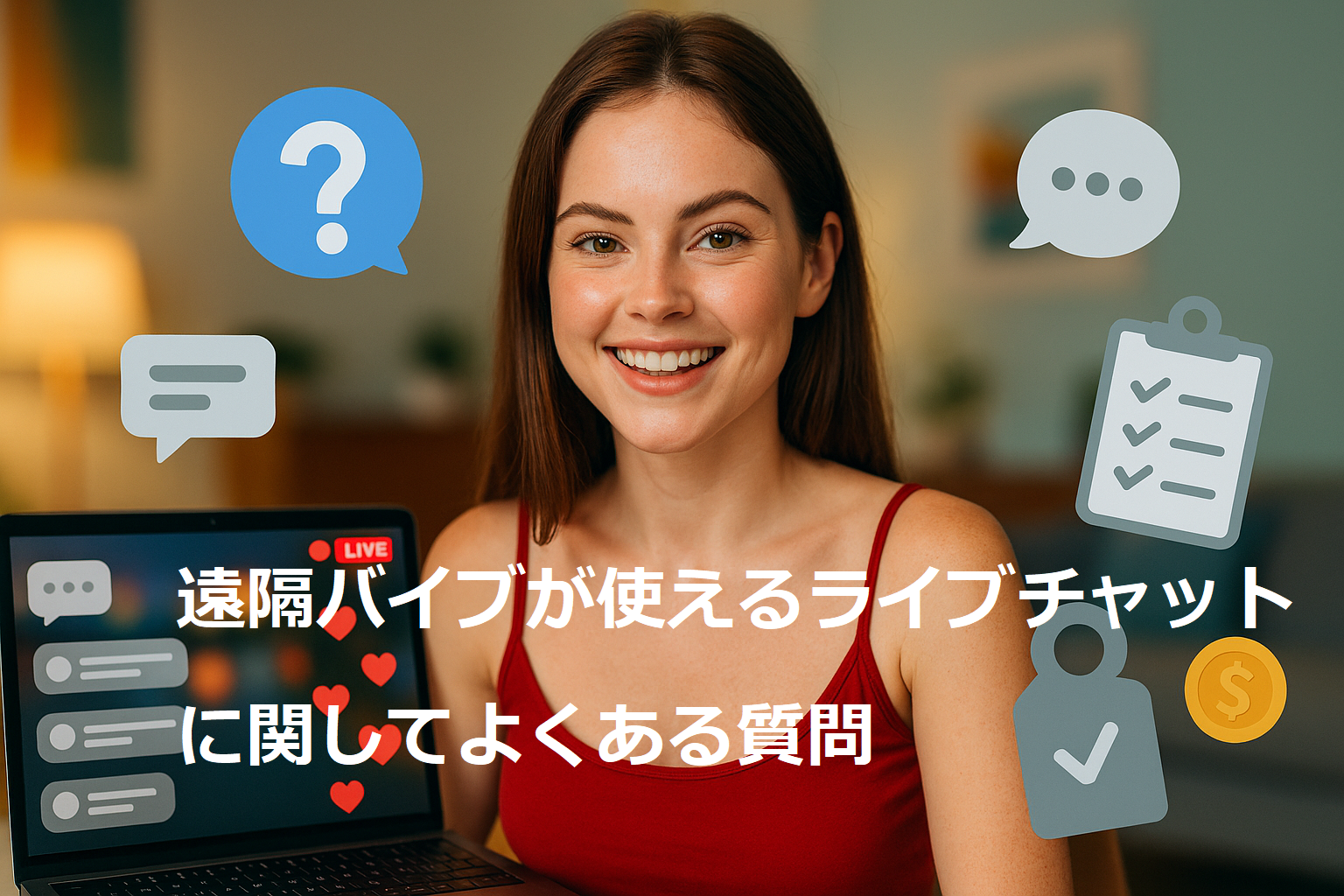 遠隔バイブが使えるライブチャットに関してよくある質問