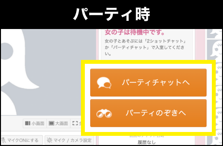 パーティのぞきの遊び方