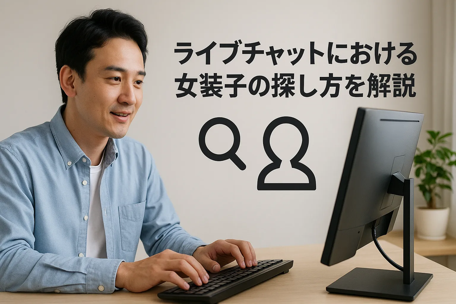 ライブチャットにおける女装子の探し方を解説