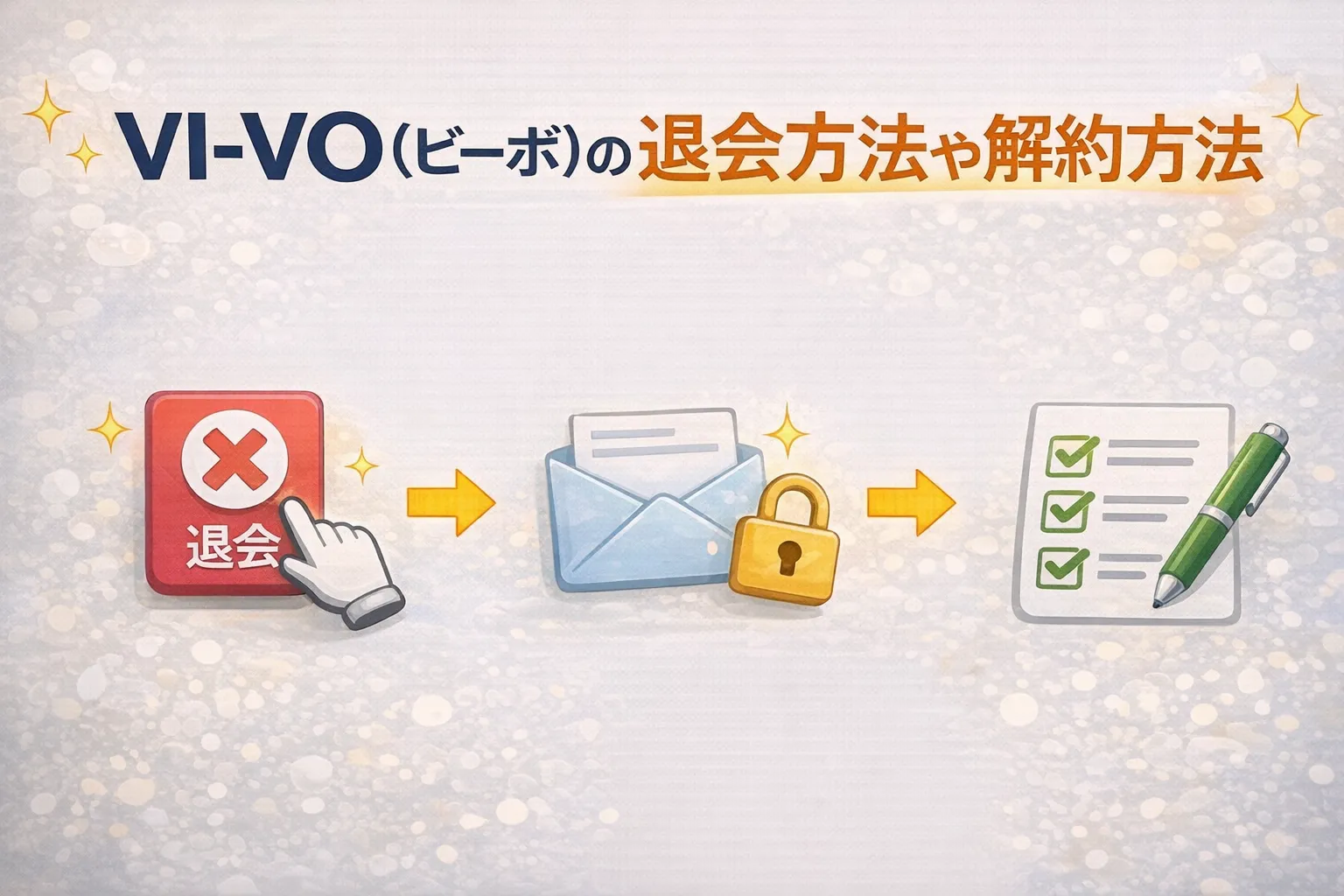 VI-VO（ビーボ）の退会方法や解約方法