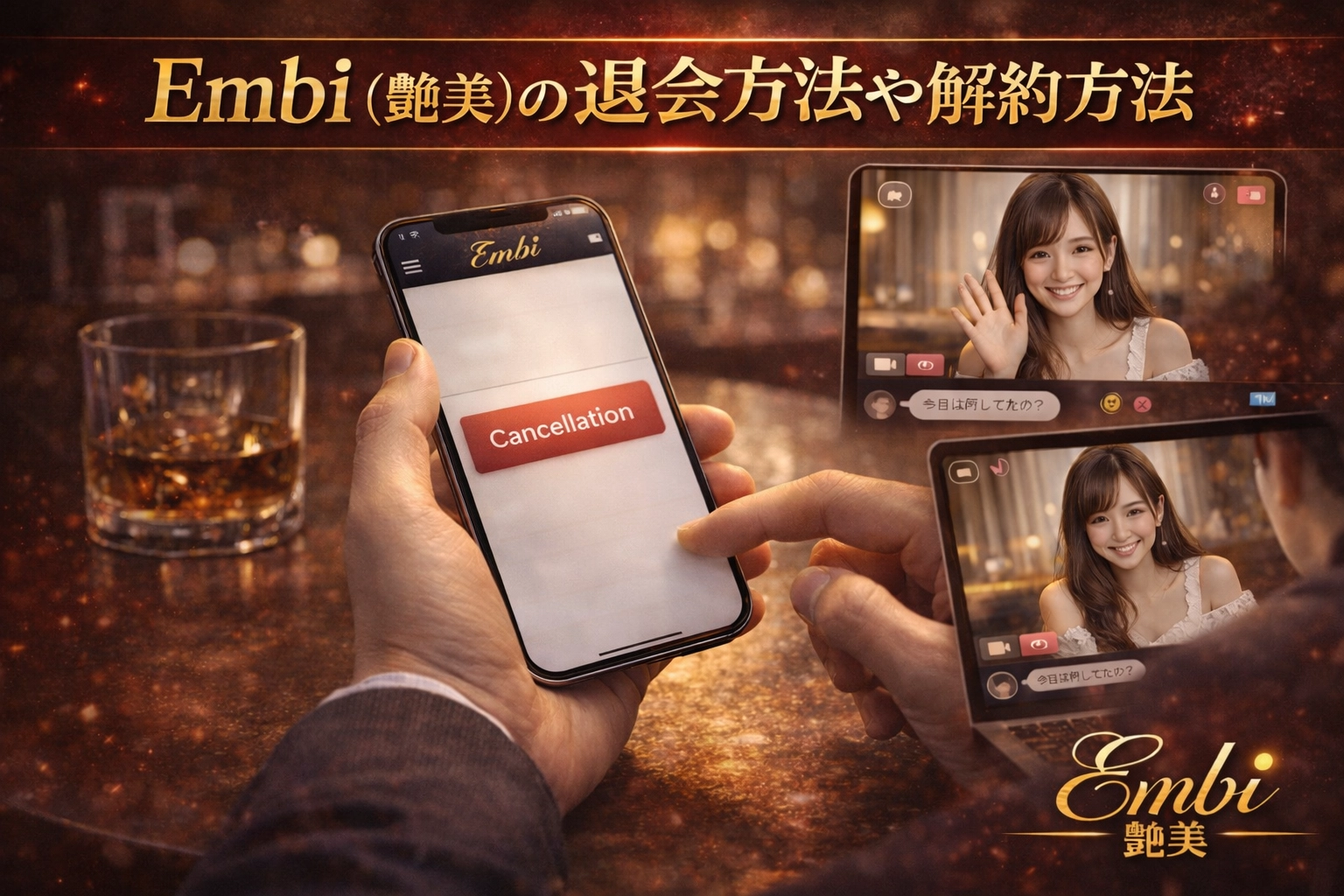 Embi（艶美）の退会方法や解約方法