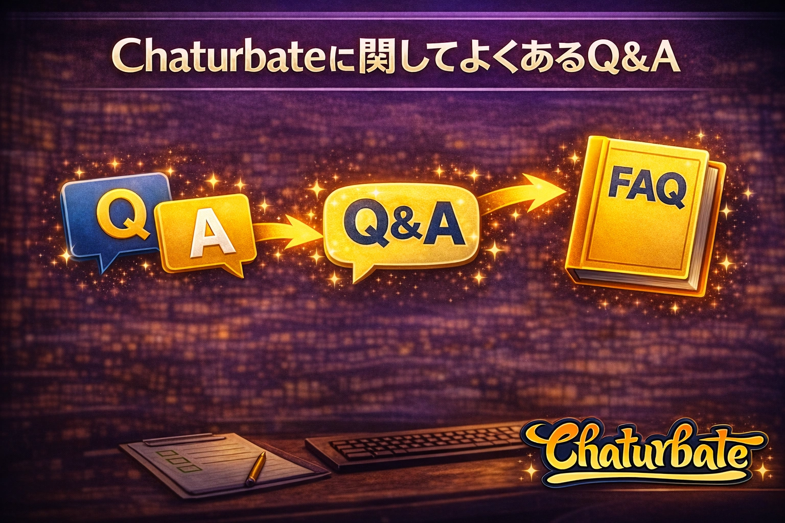 Chaturbateに関してよくあるQ&A